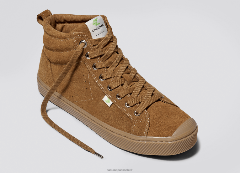 femmes D8FT284 tout daim camel Cariuma