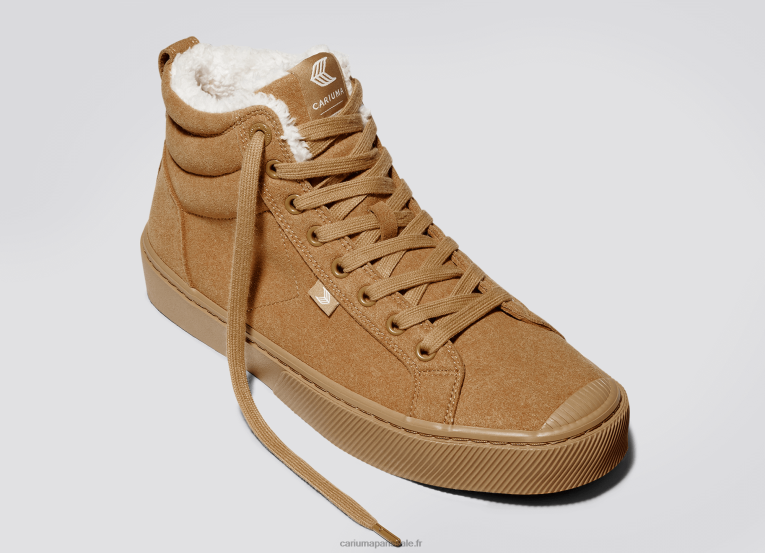 femmes D8FT286 therma tout daim camel Cariuma
