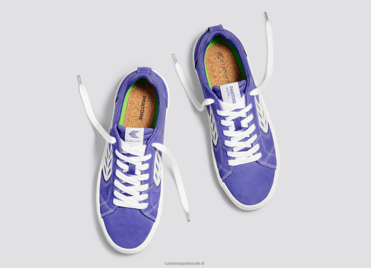 femmes D8FT304 pantone très péri/blanc cassé Cariuma