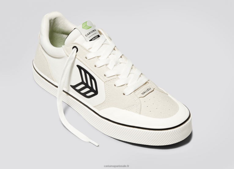 femmes D8FT334 blanc cassé vintage/noir Cariuma