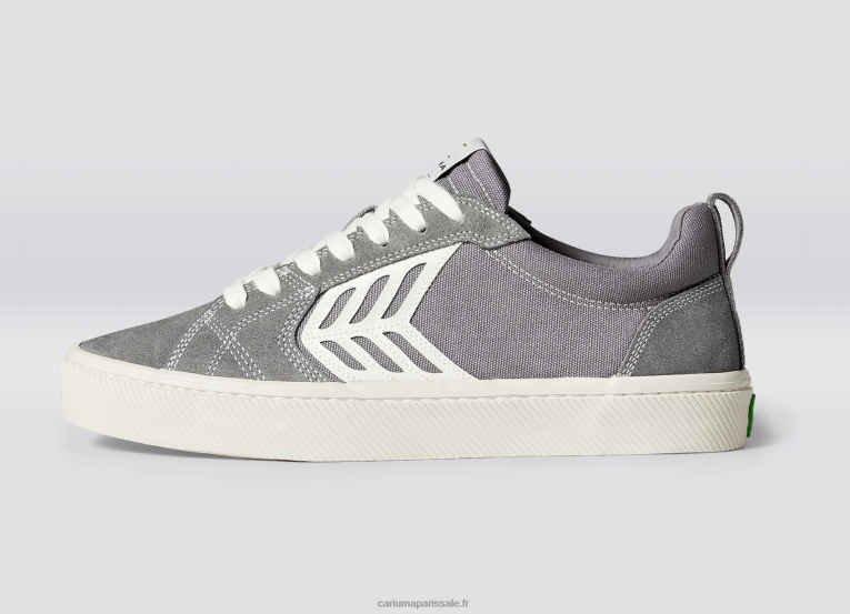 femmes D8FT368 pied gauche (chaussure simple) - contraste gris/ivoire Cariuma