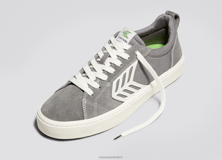 femmes D8FT368 pied gauche (chaussure simple) - contraste gris/ivoire Cariuma