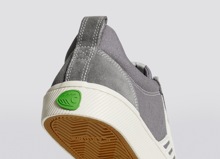 femmes D8FT368 pied gauche (chaussure simple) - contraste gris/ivoire Cariuma