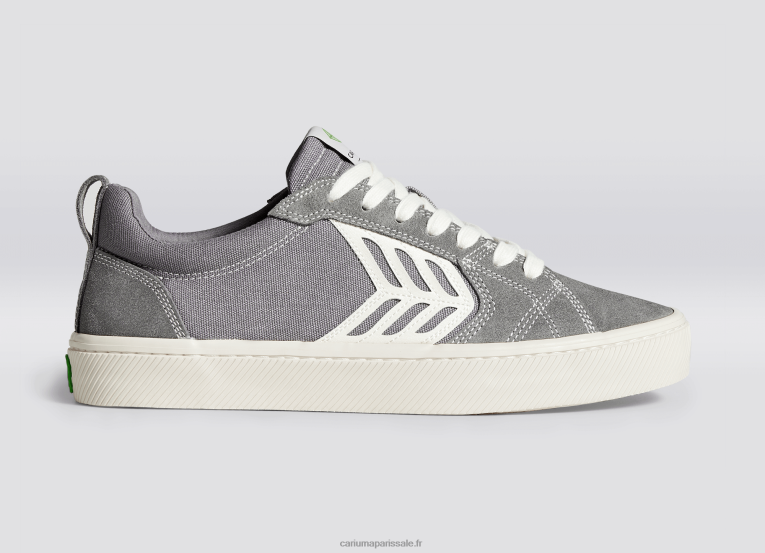 femmes D8FT375 pied droit (chaussure simple) - contraste gris/ivoire Cariuma