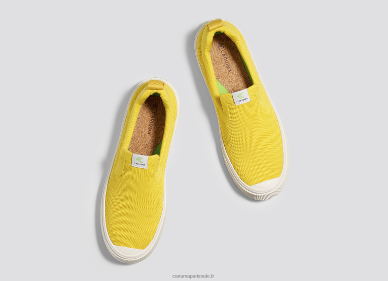 femmes D8FT386 tricot jaune Cariuma