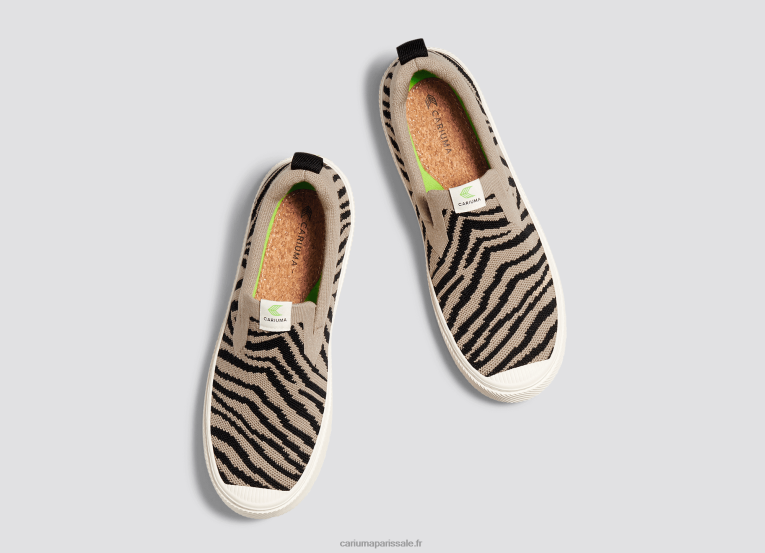 femmes D8FT389 tricot imprimé zèbre Cariuma