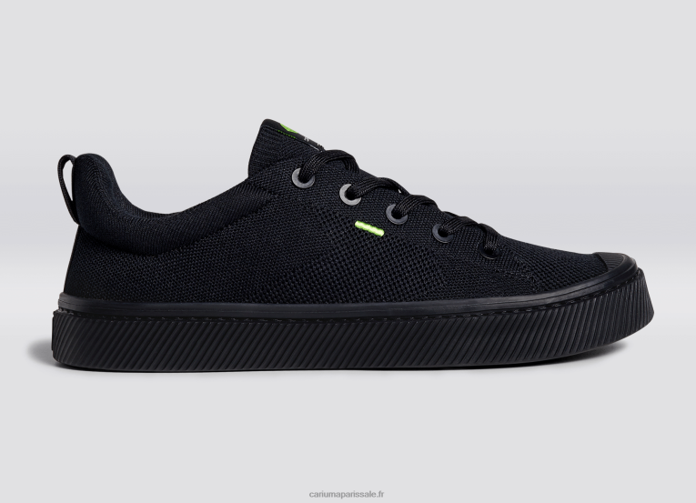 femmes D8FT397 tout en tricot noir Cariuma