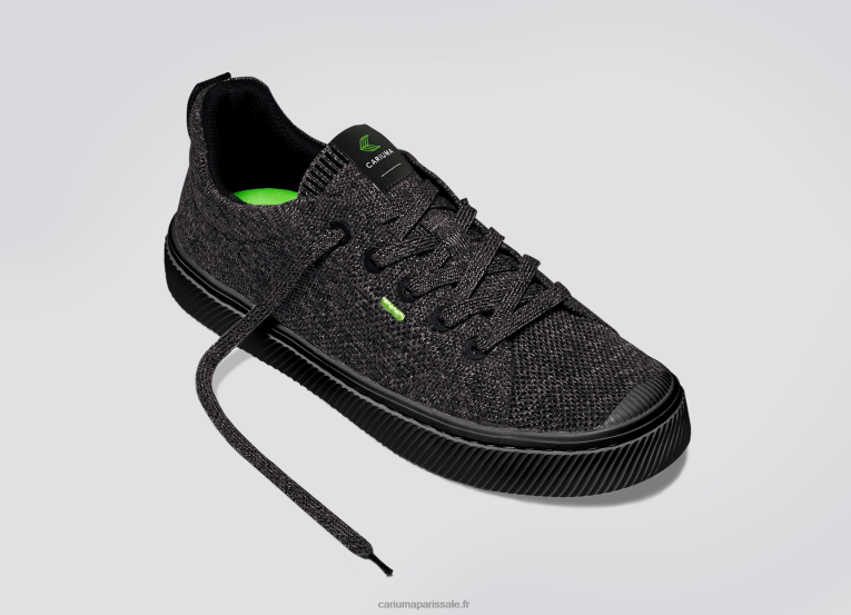 femmes D8FT398 tricot noir pierre Cariuma