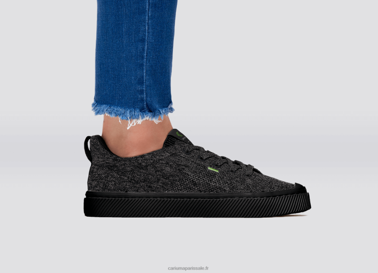 femmes D8FT398 tricot noir pierre Cariuma