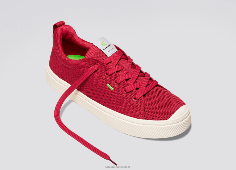 femmes D8FT400 tricot rouge brut Cariuma