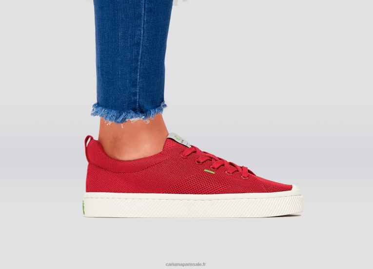 femmes D8FT400 tricot rouge brut Cariuma