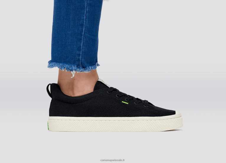 femmes D8FT410 tricot noir Cariuma