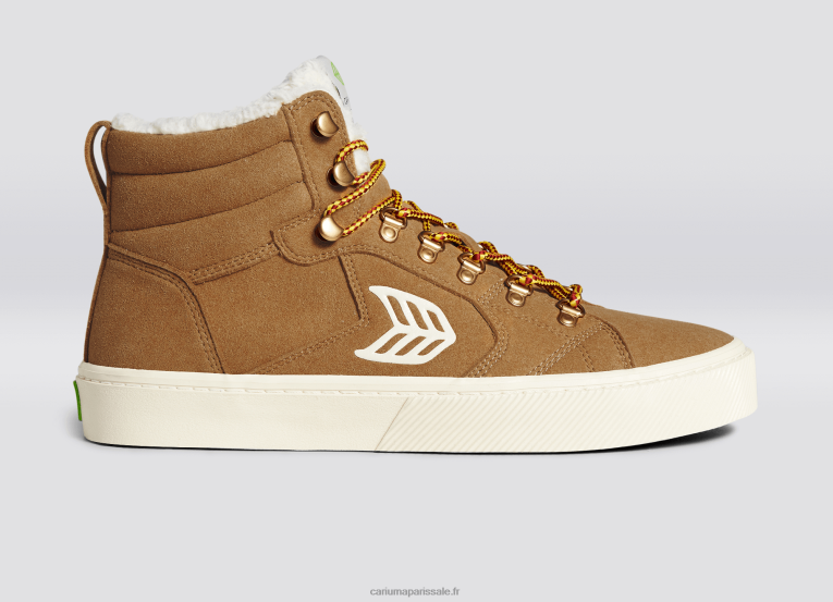 Hommes D8FT193 daim camel Cariuma